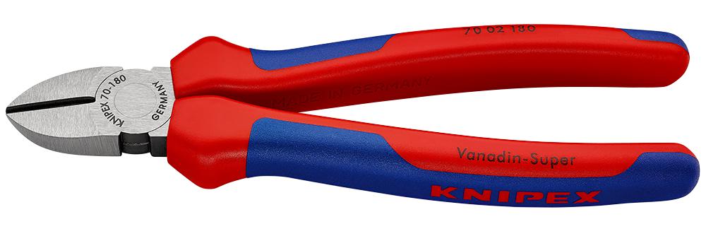 Knipex 70 02 180 Nipper, Diagonal Cutting, 180Mm