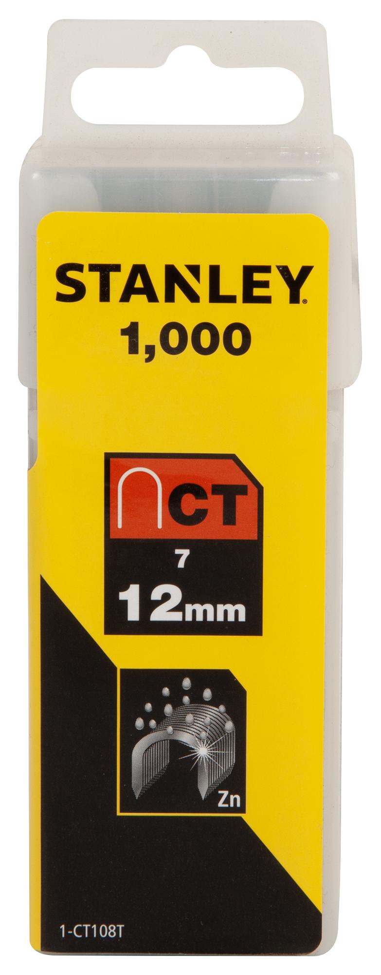 Stanley 1-Ct108T Staples, Cable, 12Mm/1/2, (Pk1000)