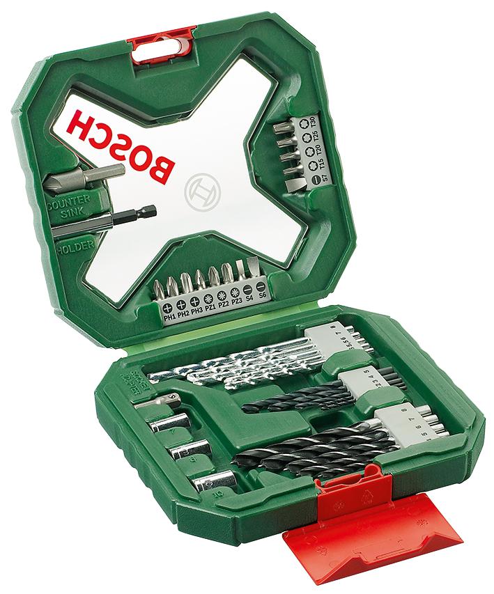 Bosch - Professional (Blue) 2607010608 Bit Set,  Mini X-Line, 34 Piece