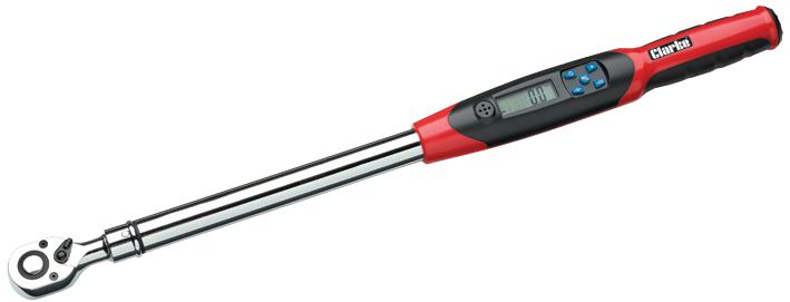 Clarke International Pro237 Torque Wrench, Digital, 20-200Nm