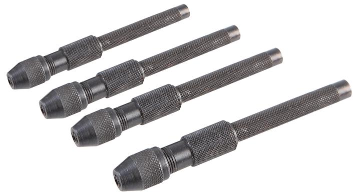 Duratool D02333 Pin Vice Set, 4Pc