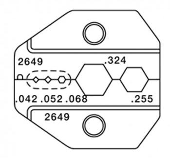 Paladin Tools Pa2649 Crimp Tool Die, Crimp Connector