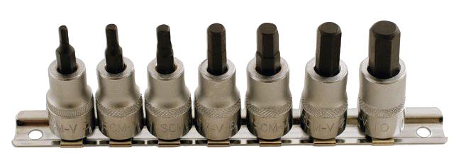 Laser 1791 Hex Bit Set Mm 3/8 Ind 7Pc