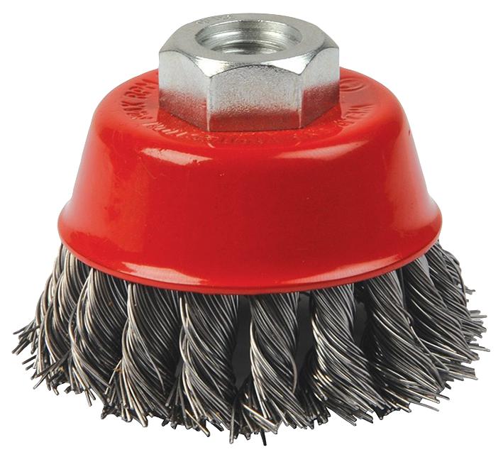 Hilka Tools 51960004 Wire Brush, Knotted, 4, A/grinder