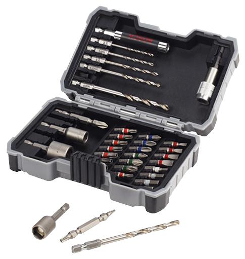 Bosch 2607017328 Drill Bit Set, Metal, 35Pc