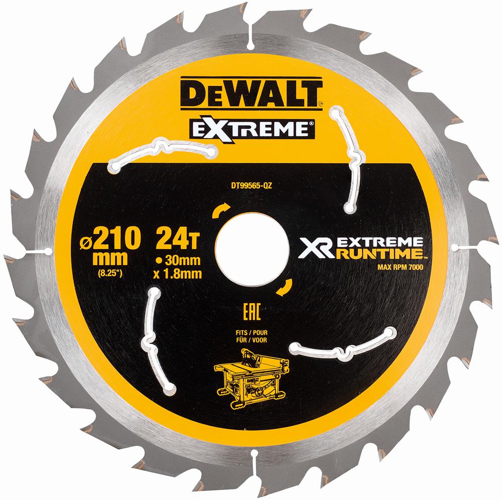 Dewalt Dt99565-Qz Xr Extreme Table Saw Blade 210X30Mm 24T