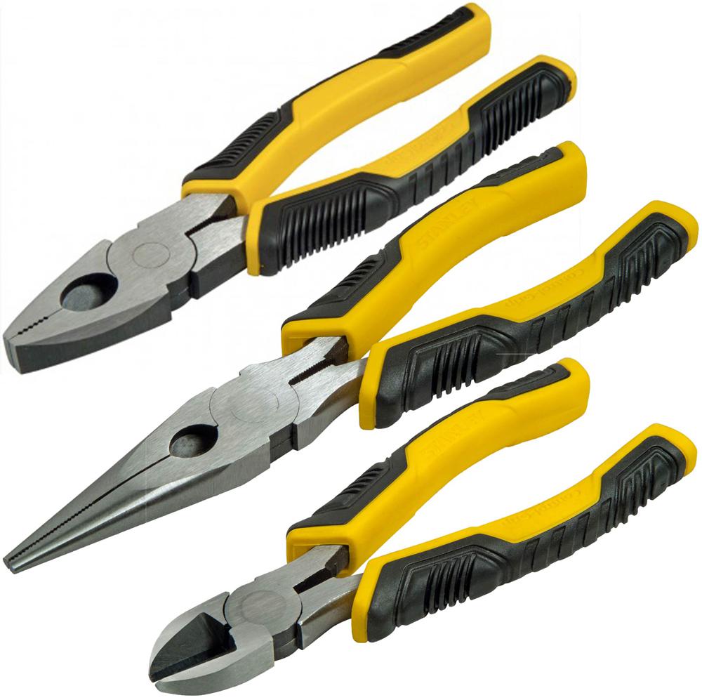 Stanley Stht0-75094 3 Pc Control Grip Plier Set: 150Mm