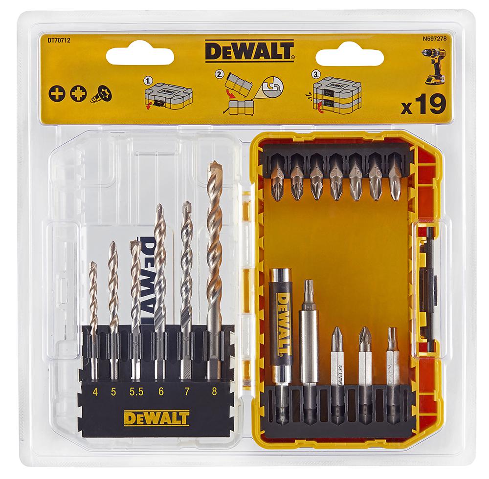 Dewalt Dt70712-Qz 19Pc Extreme Masonry Drill Drive Set