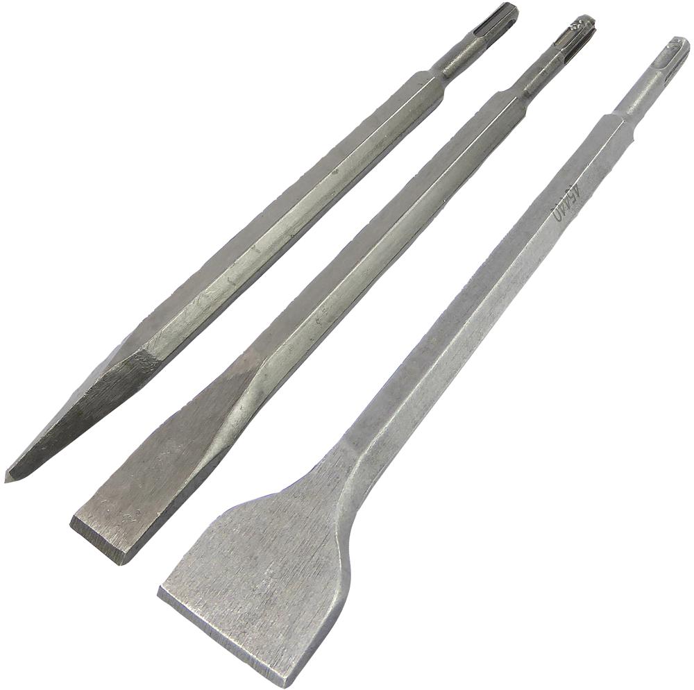 Toolpak Chs-Set03 Sds Chisel Hammer Set (3Pc)