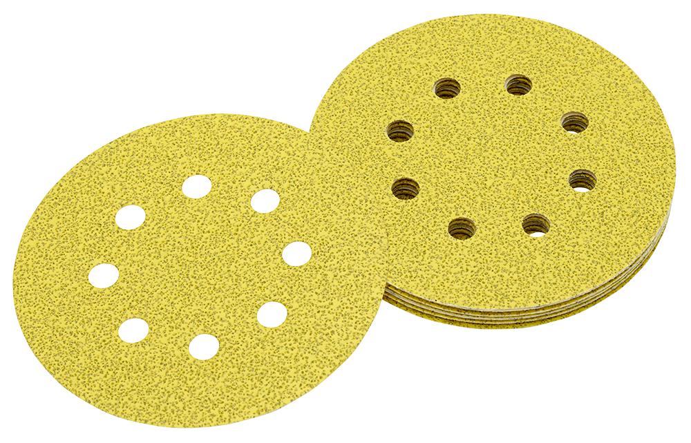 Dewalt Dt3106-Qz Sanding Discs, 125Mm - Grit 180 (Pk 10)