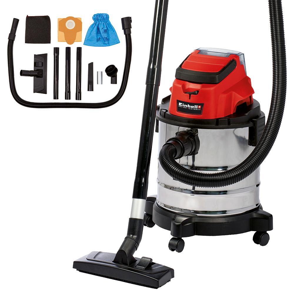 Einhell Tc-Vc 18/20 Li S-Solo 18V 20Ltr Wet & Dry Vac - Bare Unit