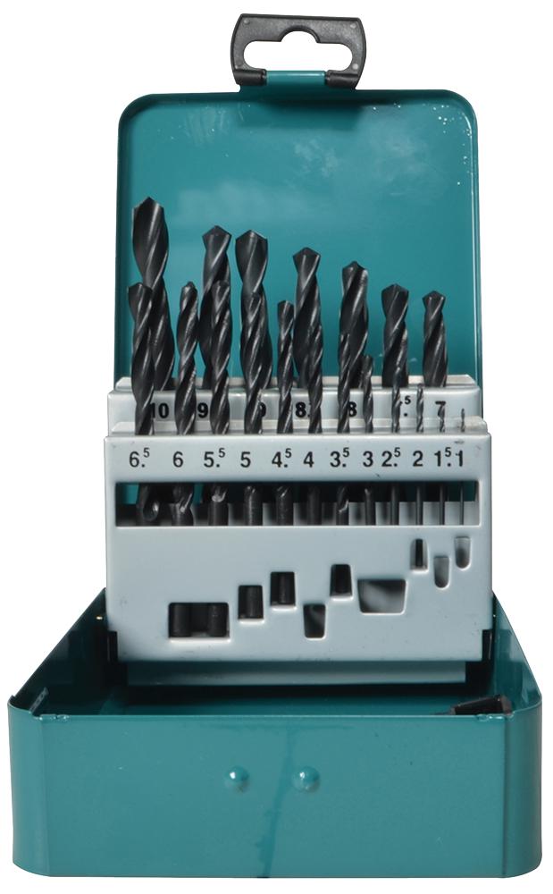 Makita D-54081 19Pc Hss Drill Bit Set (Metal Case)