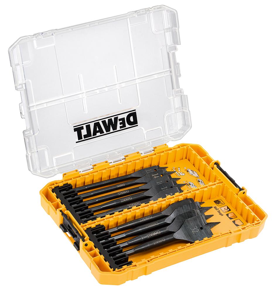 Dewalt Dt70751-Qz Extreme Flat Wood Drill Set - 9Pc