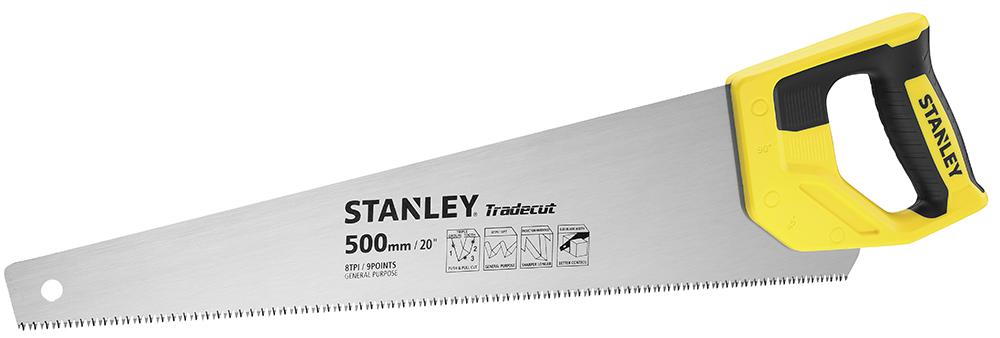 Stanley Stht20350-1 Hand Saw Tradecut 20In/500Mm 8 Tpi