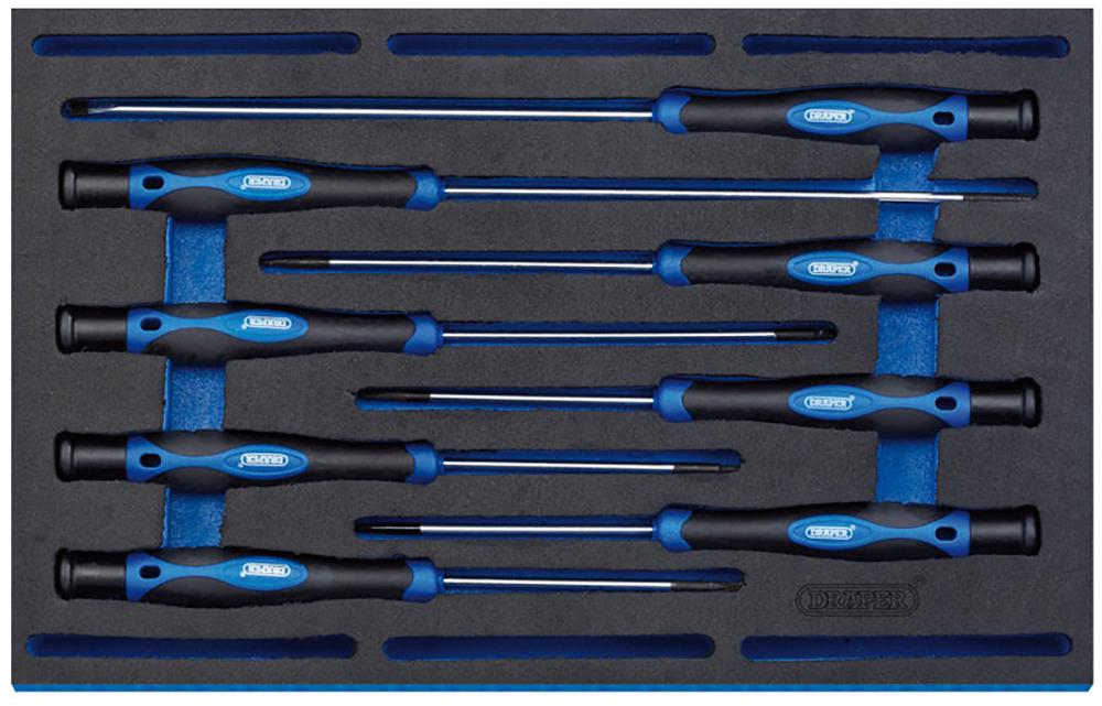 Draper Tools 63399 Precision Screwdriver Set, 8Pc