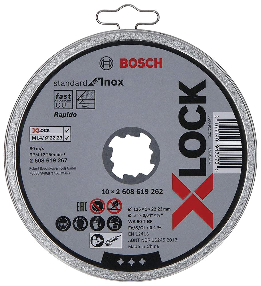 Bosch - Professional (Blue) 2608619267 Grinding Disc, 80Mps, 22.23Mm Bore