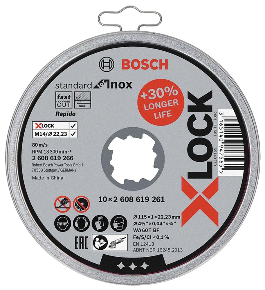 Bosch - Professional (Blue) 2608619266 Grinding Disc, 80Mps, 22.23Mm Bore