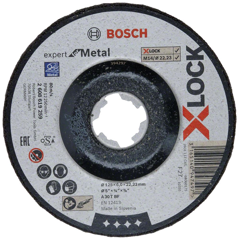 Bosch - Professional (Blue) 2608619259 Grinding Disc, 80Mps, 22.23Mm Bore