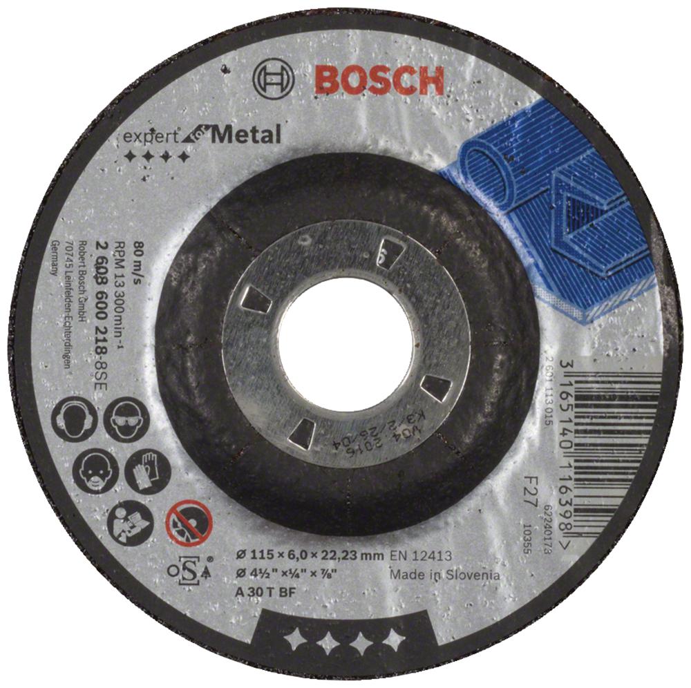 Bosch - Professional (Blue) 2608600218 Grinding Disc, 80Mps, 22.23Mm Bore