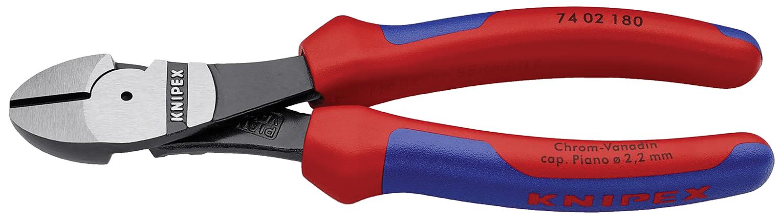 Knipex 74 02 180 Cutter, Side, 180Mm