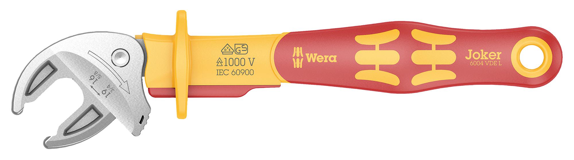 Wera 05020153001 Spanner, Self-Setting, 19Mm, 226Mm