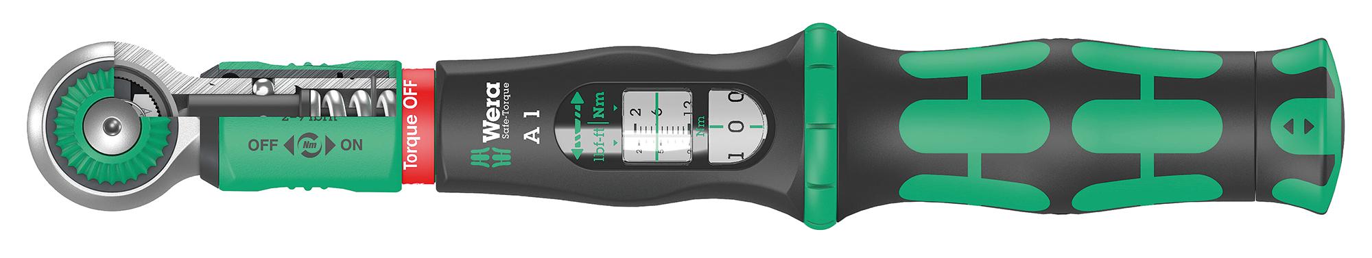 Wera 05075800001 Torque Wrench, Safe A1, 244Mm, 2-12N-M