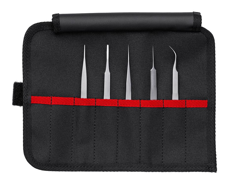 Knipex 92 00 02 Precision Tweezers Set, 5 Pcs