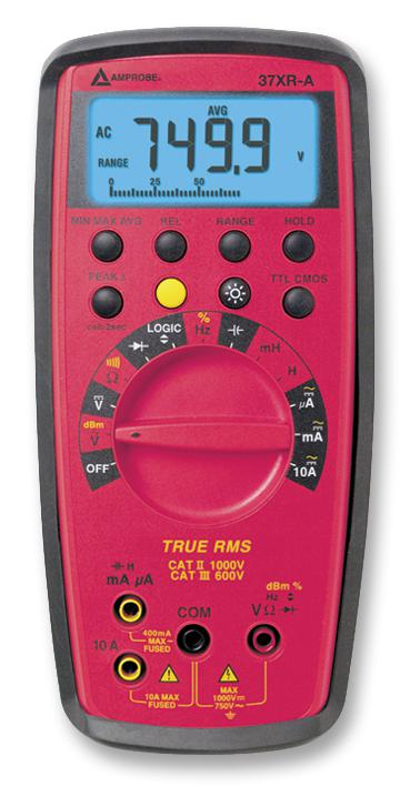 Beha-Amprobe 37Xr-A Multimeter, Dig, Hand Held, 4.75 Digit