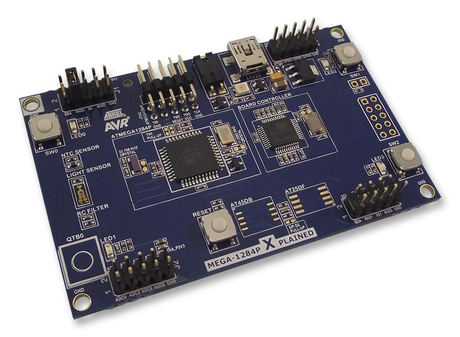 Microchip Atmega1284P-Xpld Eval Kit, Mega-1284P, Xplained