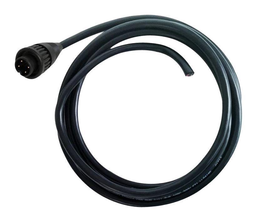 Switchcraft/conxall Ca62806S07990 Circular Cable Cord, 6Pos Rcpt, 2M, Blk