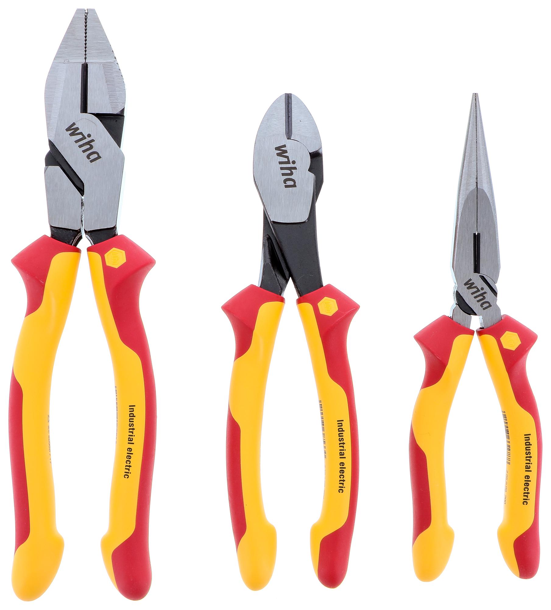 Wiha 32968 Plier/cutter Set, 3Pc