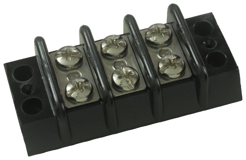 Marathon Special Products 672Gp 03 Terminal Block, Barrier, 3 Position, 22-10Awg