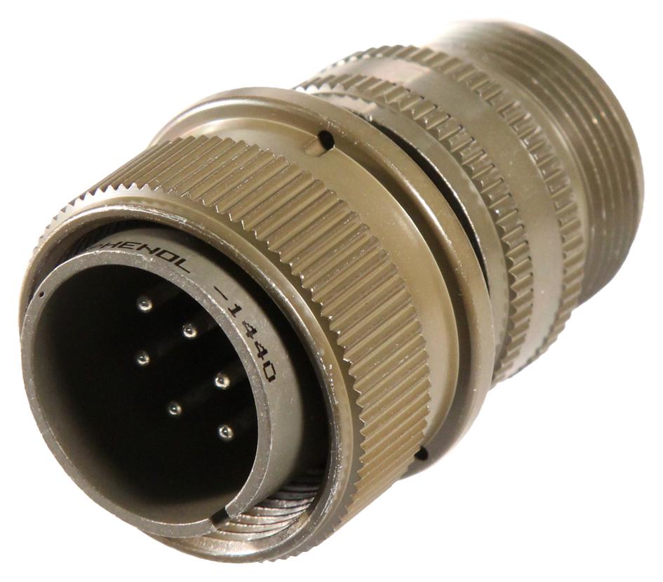 Amphenol Industrial Ms3106A18-1P. Circular Connector Plug Size 18, 10 Position, Cable