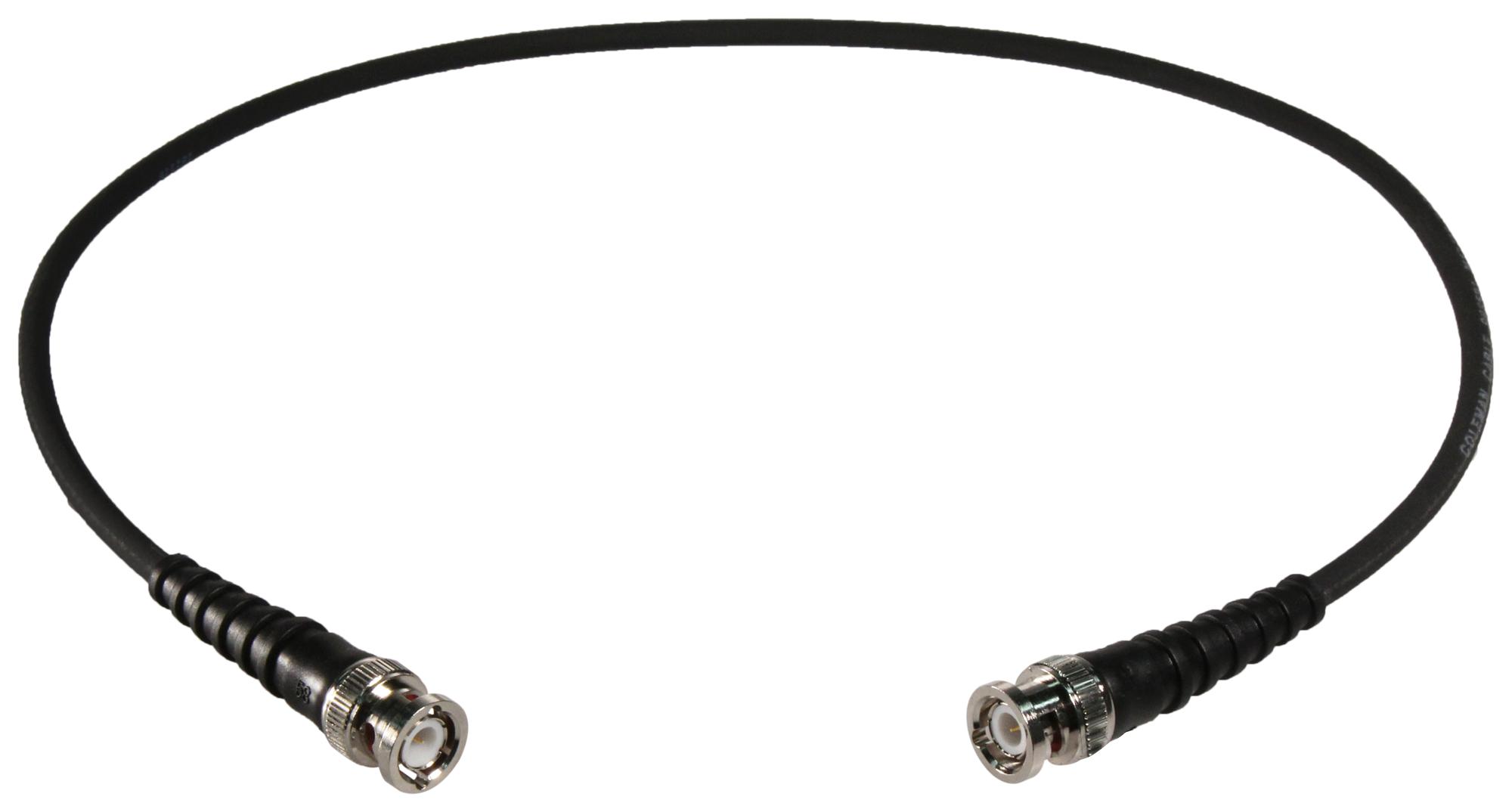 Multicomp Pro Spc20860 Coaxial Cable, 24In, Black