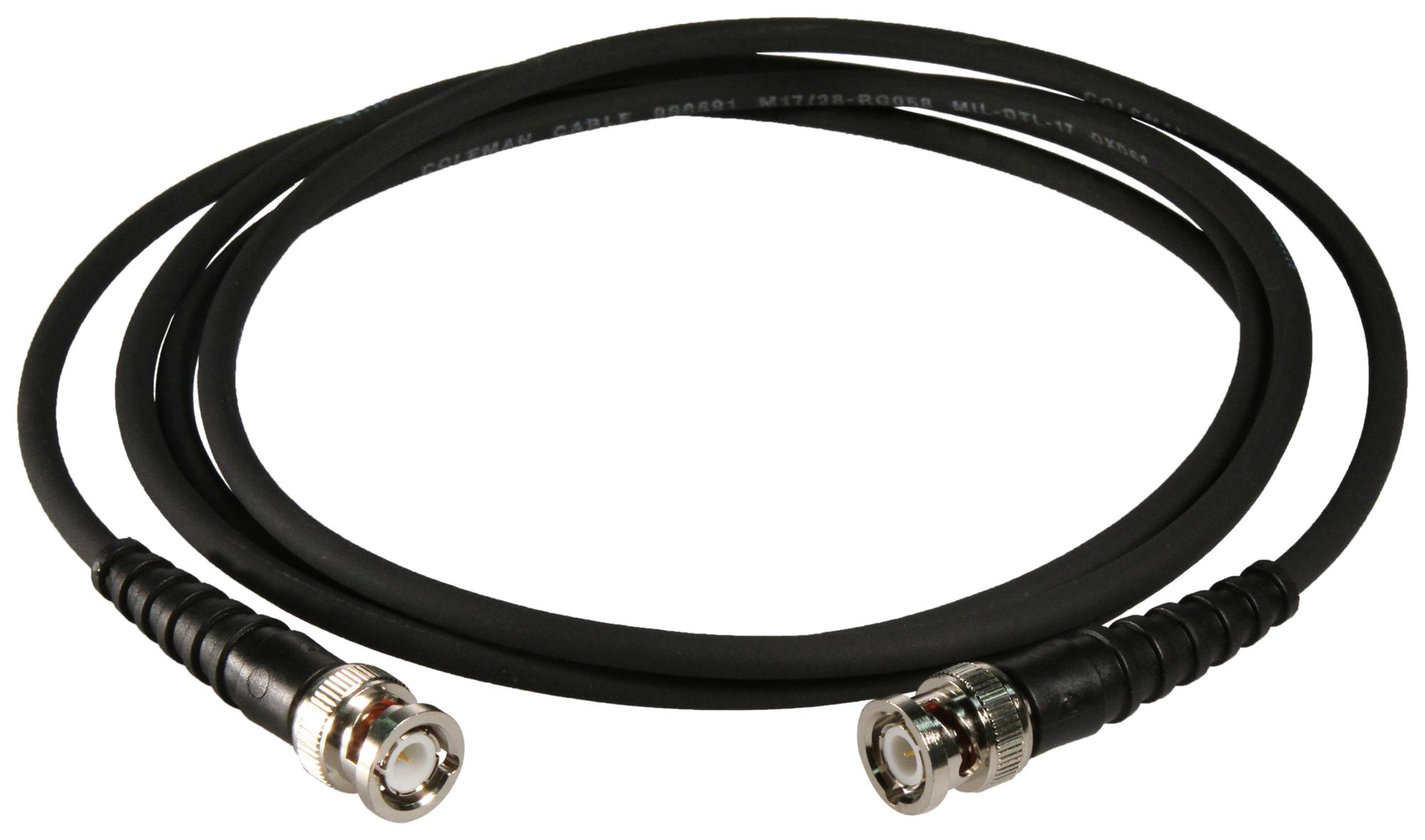 Multicomp Pro Spc20864 Coaxial Cable, 72In, Black