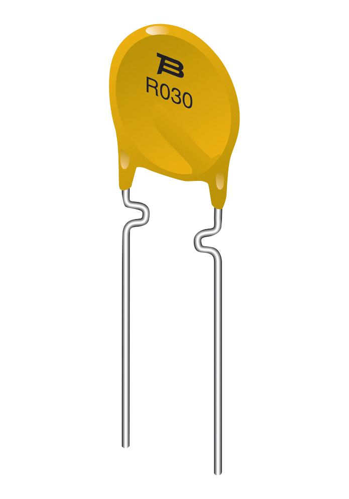 Bourns Mf-R040-2 Ptc Resettable Fuse, 0.4A, 60Vdc