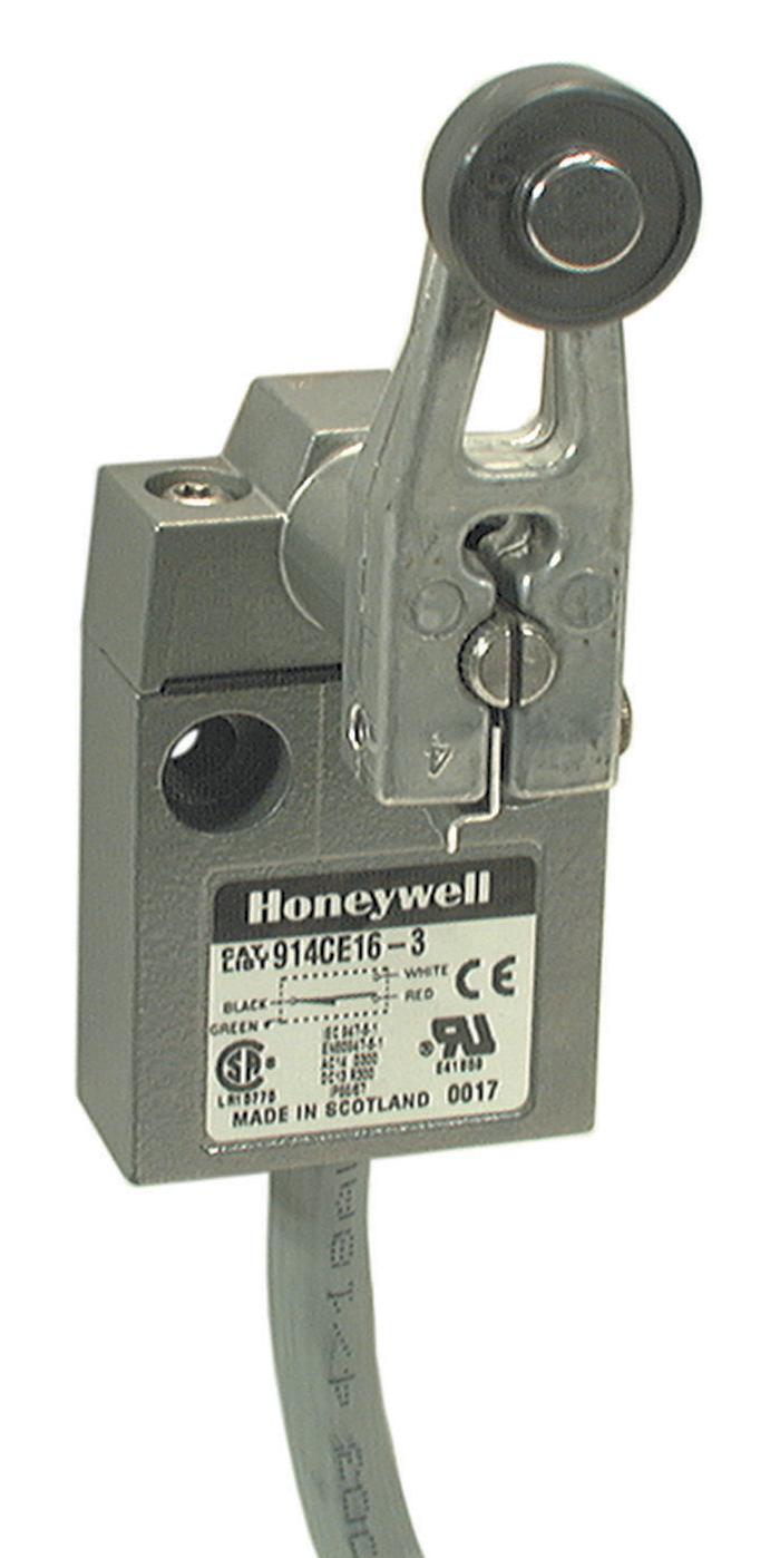 Honeywell 914Ce2-6 Limit Switch, Top Roller Plunger, Spdt