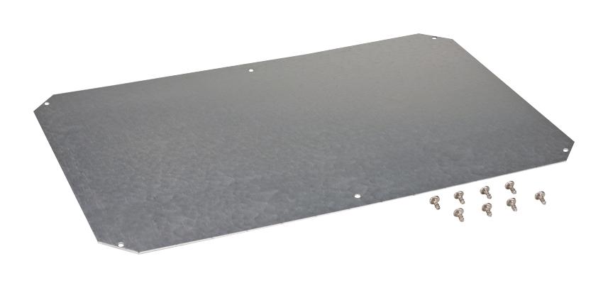 Fibox Mps Arca 6040 Mounting Plate, Steel, 550 X 350Mm