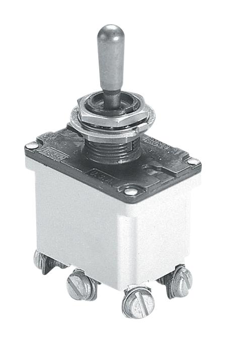 Safran Power 8536K9D Toggle Switch, 1Pole, 20A, 28Vdc, Screw