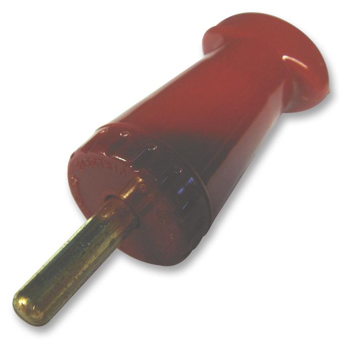 Superior Electric Pp50Gr. Test Plug, Pin-Plug, 50A, Red