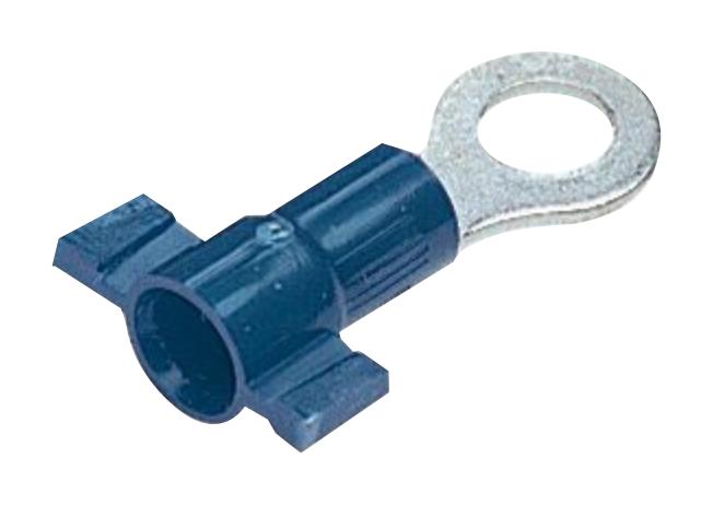 Panduit Pv14-56Rb-2K Ring Terminal, Vinyl Insulated, 16 - 14 Awg, 5/16 Stud Size, Funnel Entry