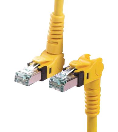 Harting 09488585745150 Patch Cord, Rj45 Plug-Plug, Yel, 49.2Ft