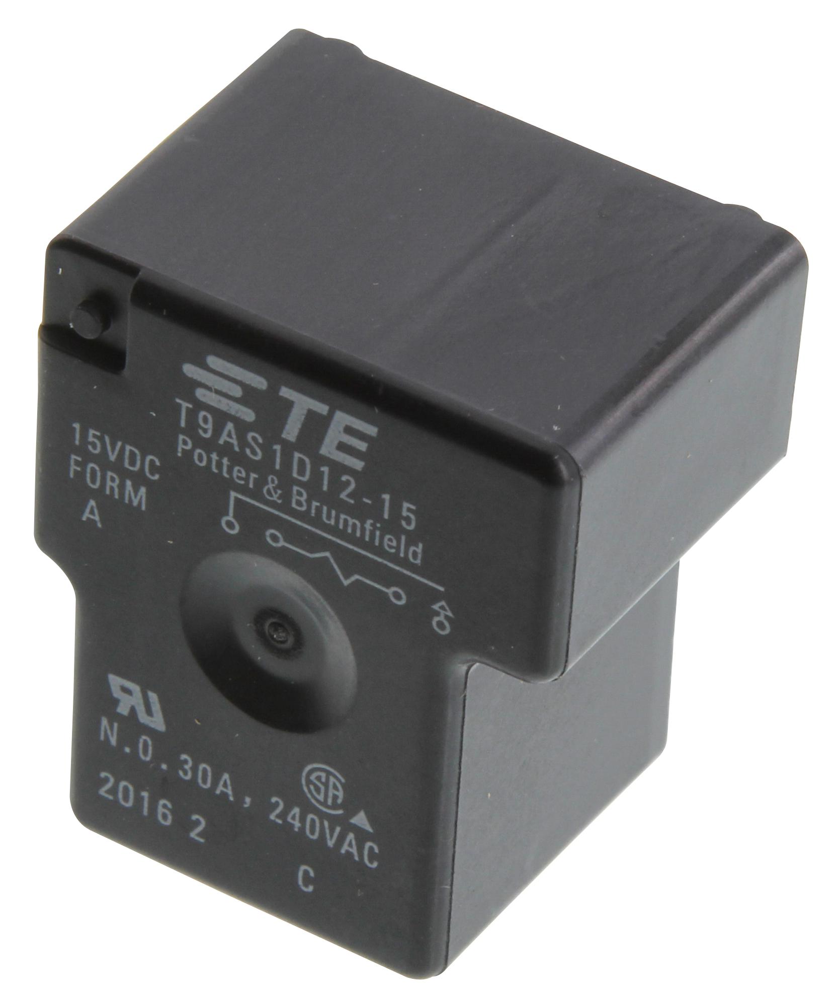 Potter&brumfield - Te Connectivity 1-1393210-4 Power Relay, Spst-No, 15Vdc, 30A, Tht