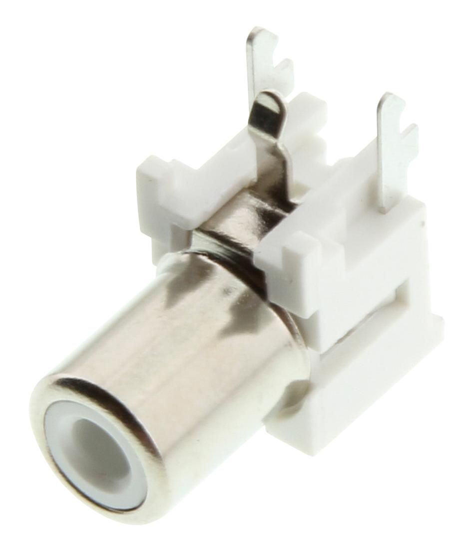 Switchcraft/conxall Pjran1X1U02X Connector, 1 Pos Ra Ph Jk White 09N0906