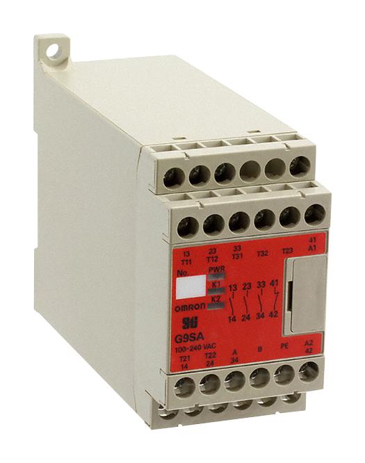 Omron Sti G9Sa-301 Ac/dc24 Safety Relay, 3Pst-No, 250Vac, 5A