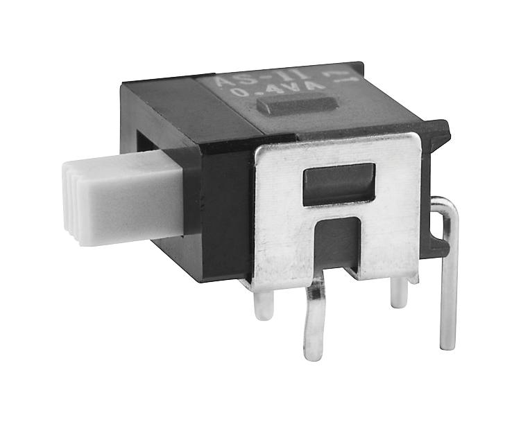 Nkk Switches As11Ch Slide Switch, Spst, 0.4Va, 28V, Pcb