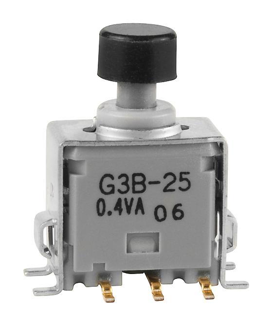 Nkk Switches G3B25Ab-S-Ya Pb Switch, Dpdt, 0.4Va, 28Vac/dc, Solder