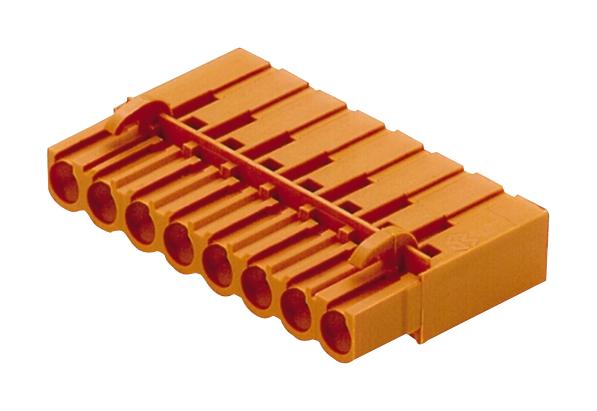 Weidmuller 1610550000 Terminal Block, Pluggable, 8Pos, 14Awg