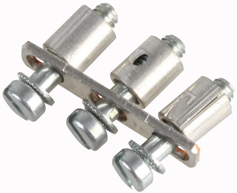 Weidmuller 0336500000 Jumper Bar, 3Pos, Bronze, Terminal Block