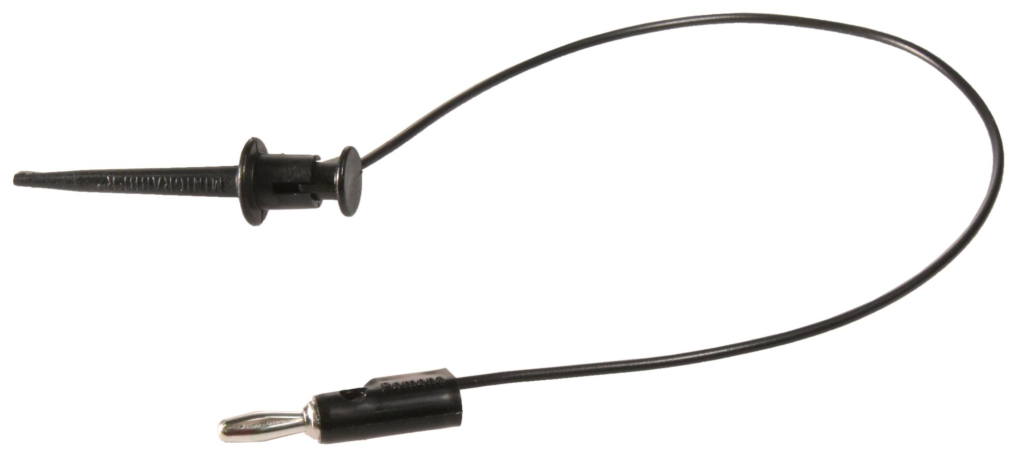 Pomona 3782-12-0 Test Lead, Black, 304.8Mm, 60V, 5A